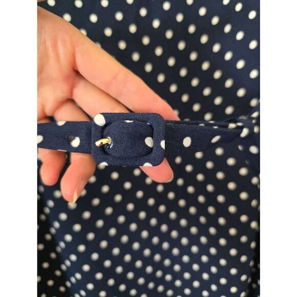 PRADA Polka Dot Belted Dress 38 - Picture 5 of 10